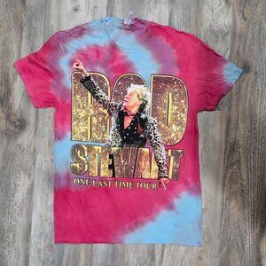 Rod Stewart 2025 One Last Time Tour Shirt Tie Dye